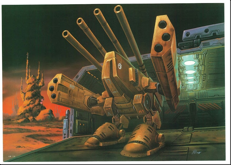 This is Animation - Super Dimensional Fortress Macross - Original Illustration - Mechanical_830818-0010