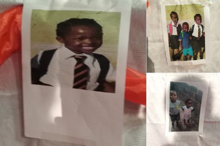 The three Ngubeni sibings and their cousin who were killed in a fire.