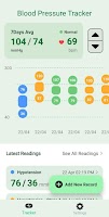 Blood pressure app: BP Logger Screenshot