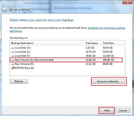 Backup di Windows