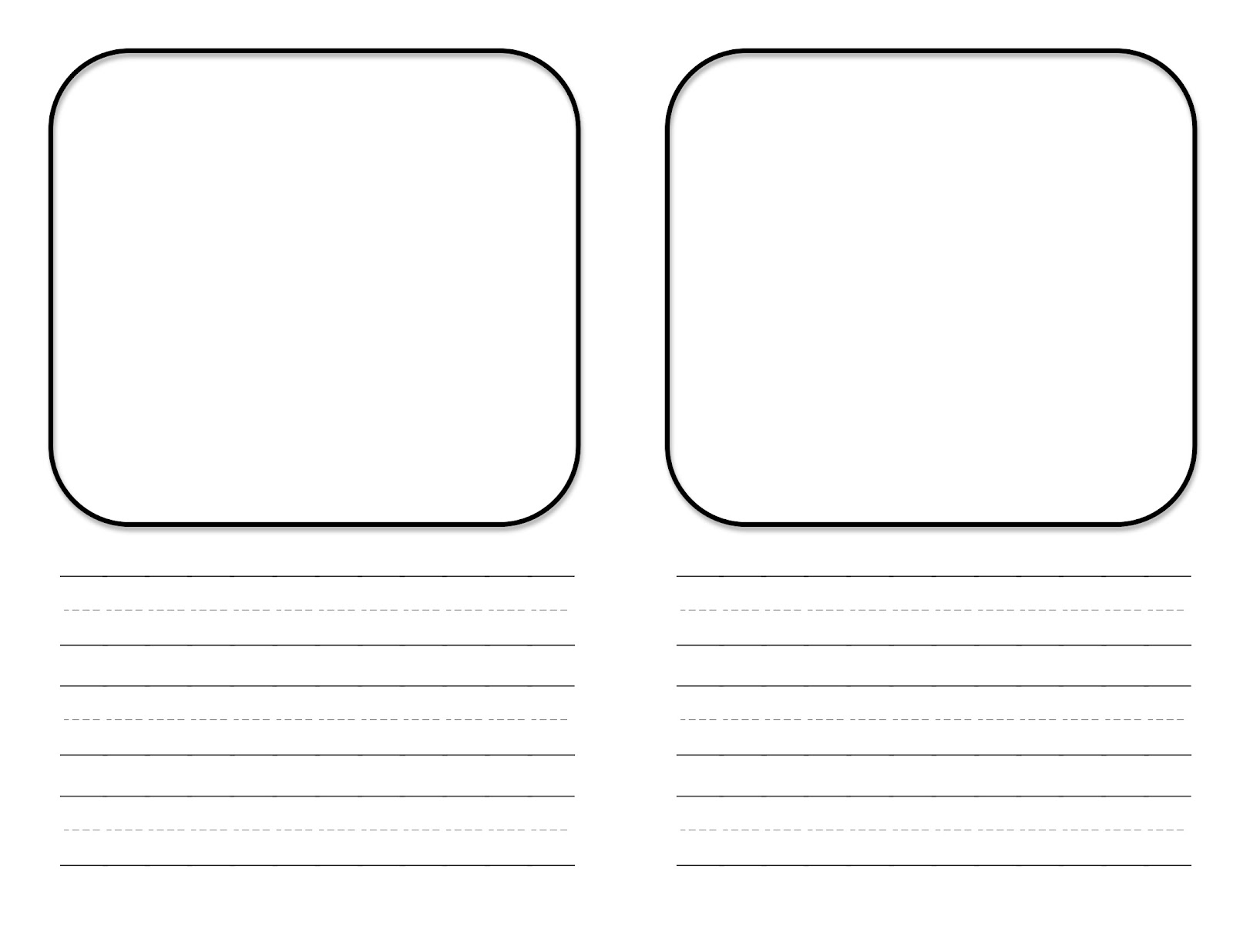 Mini Book Template Free Center Teacher Idea Factory