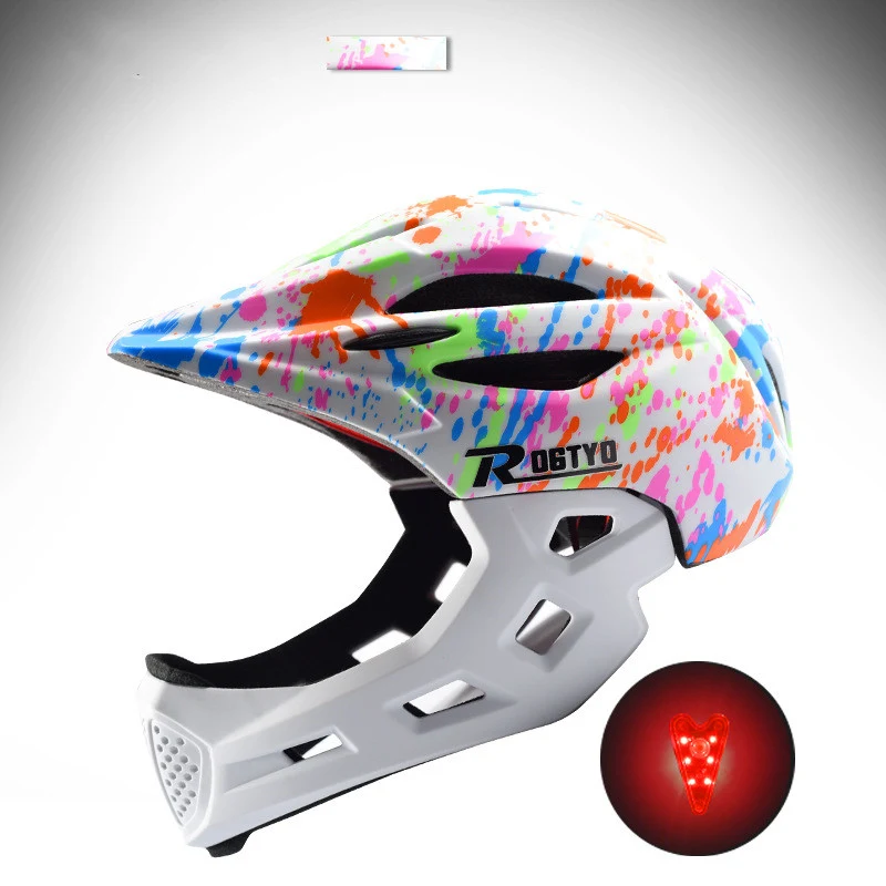 Capacete Infantil para Bicicleta de Equilíbrio com Proteção Facial Total, Segurança no Ciclismo, Conforto e Ajuste Perfeito para Crianças