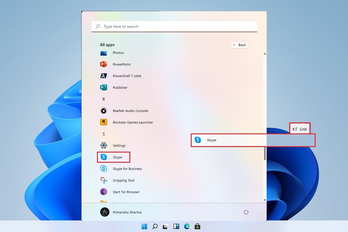 Как создать ярлыки на рабочем столе в Windows 11