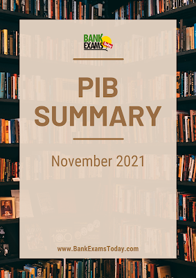 PIB Summary: November 2021