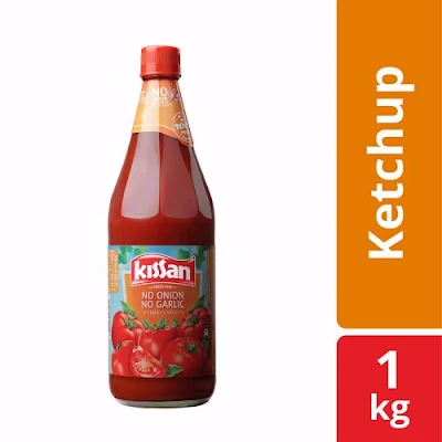 Kissan No Onion No Garlic Sauce - 1 kg