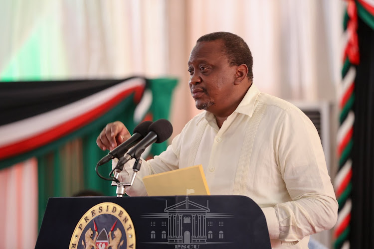 President Uhuru Kenyatta on November 4, 2020.