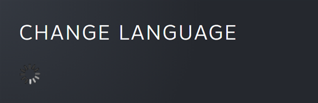 Steam ändert die Sprache sofort in die von Ihnen ausgewählte Sprache