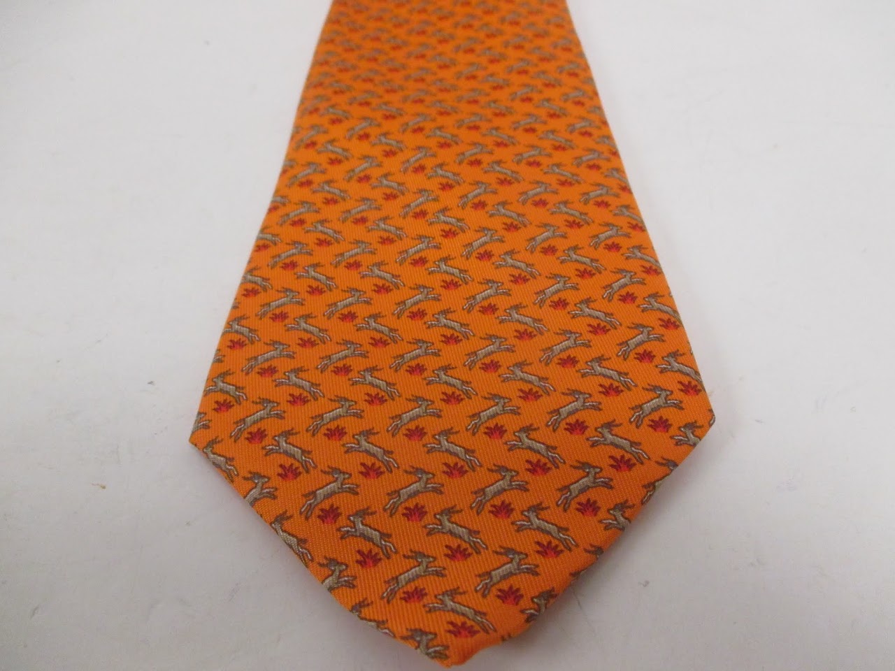 Hermes Lion and Buck Tie