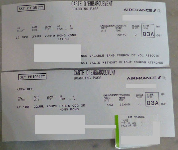 Review of Air France flight from Paris to Hong Kong in Business