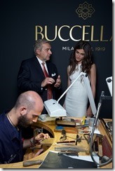 Andrea BUCCELLATI. Elisa SEDNAOUI  . Buccellati. Opera Collection Event. Hotel Salomon de Rothschild. 6 july 2015 © david atlan 