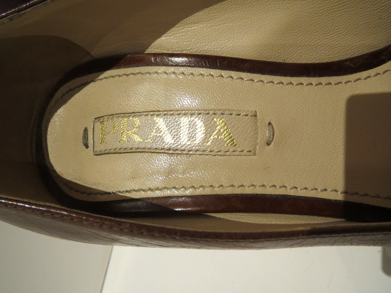 Prada Chocolate Pumps