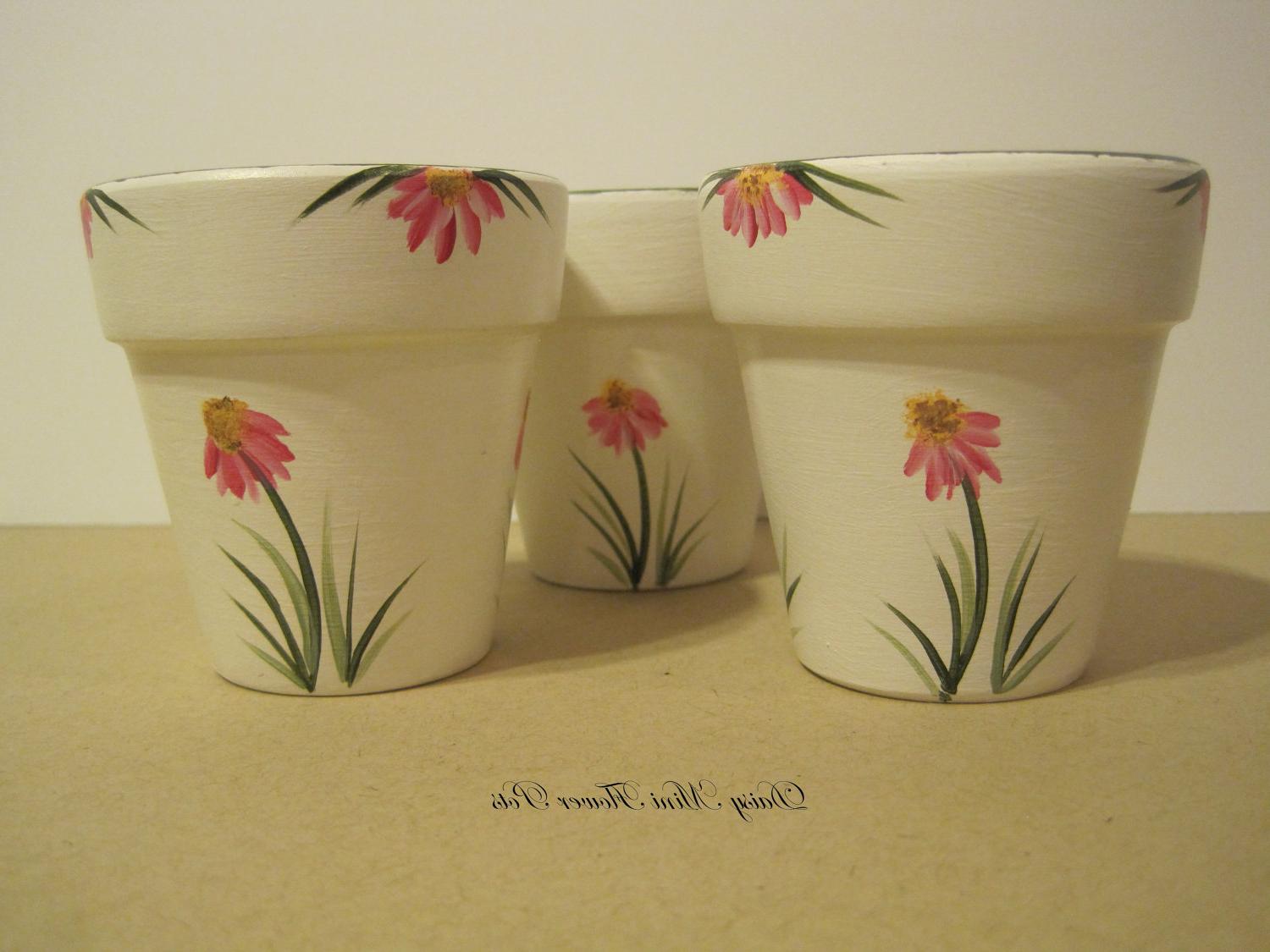 Tealight Mini Flower Pots Set