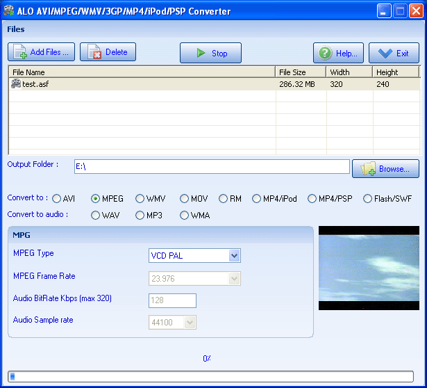 Fast Video Audio Converter - Free Download MP4 3GP AVI MPG