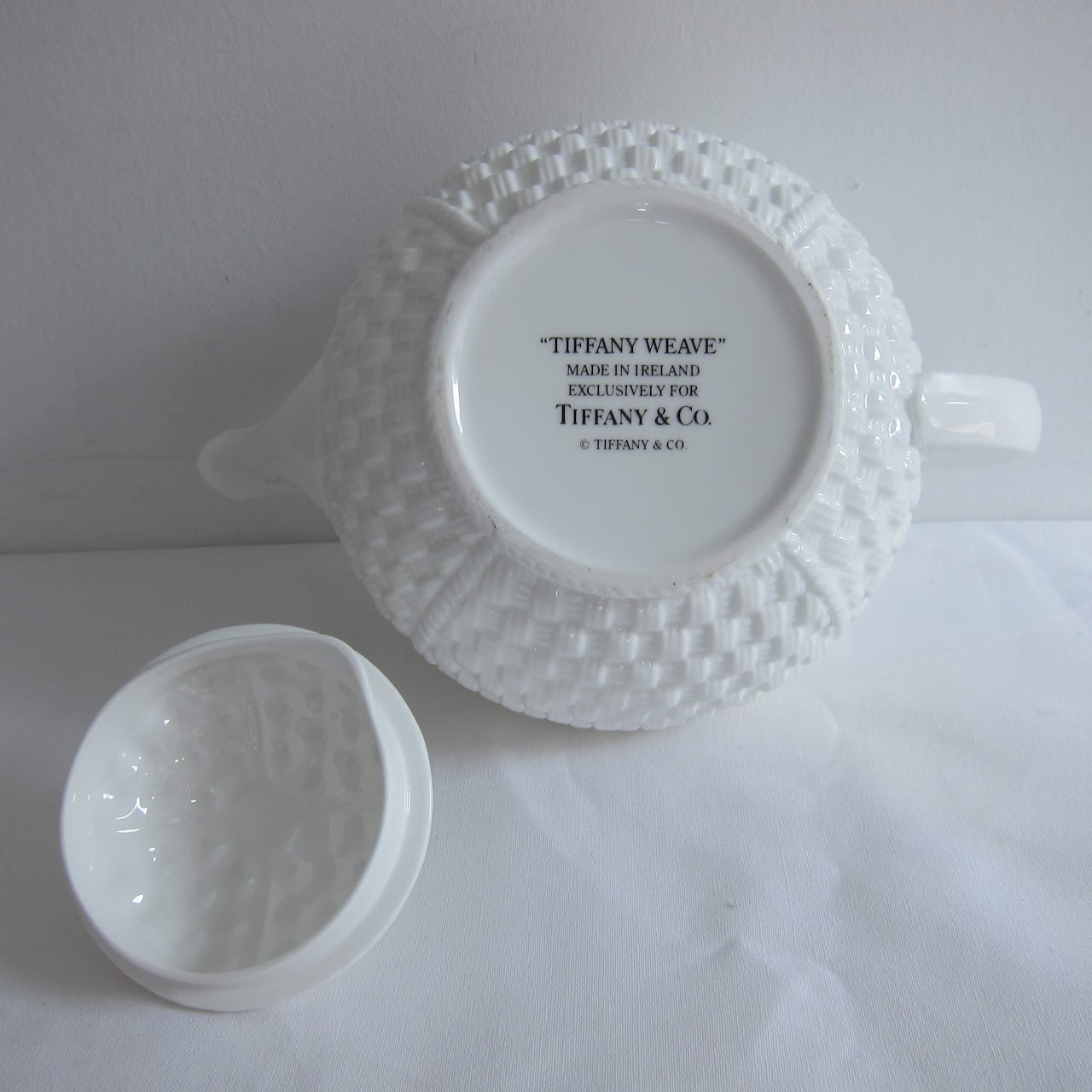 Tiffany & Co. 'Tiffany Weave'  Tea For Two Set
