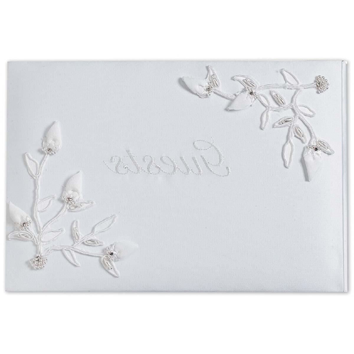 Wedding Guest Book 6X9-White  VL2032-01 