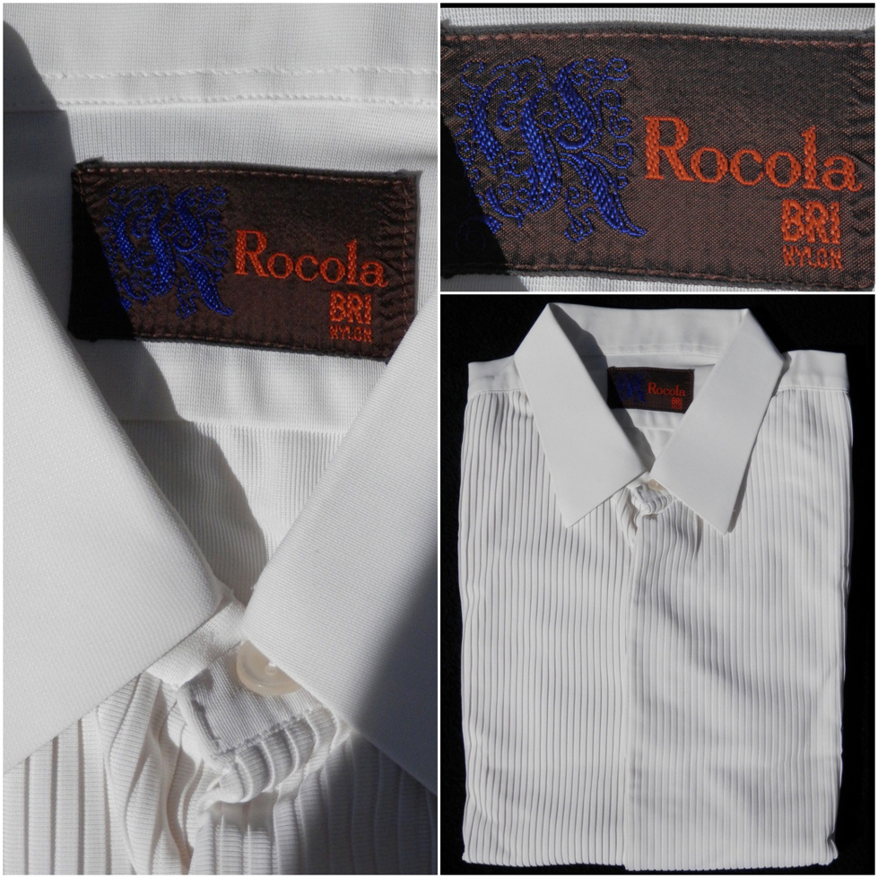 white nylon shirt