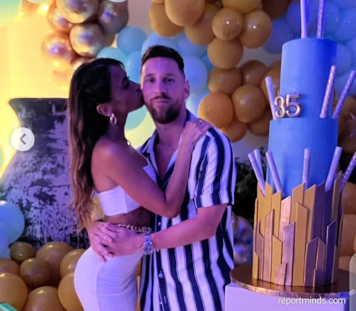 Antonela Roccuzzo Dons Louis Vuitton for Ballon D'Or With Lionel Messi – WWD