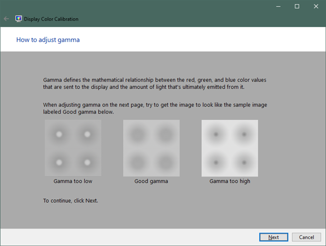 Come regolare la gamma in Windows 10