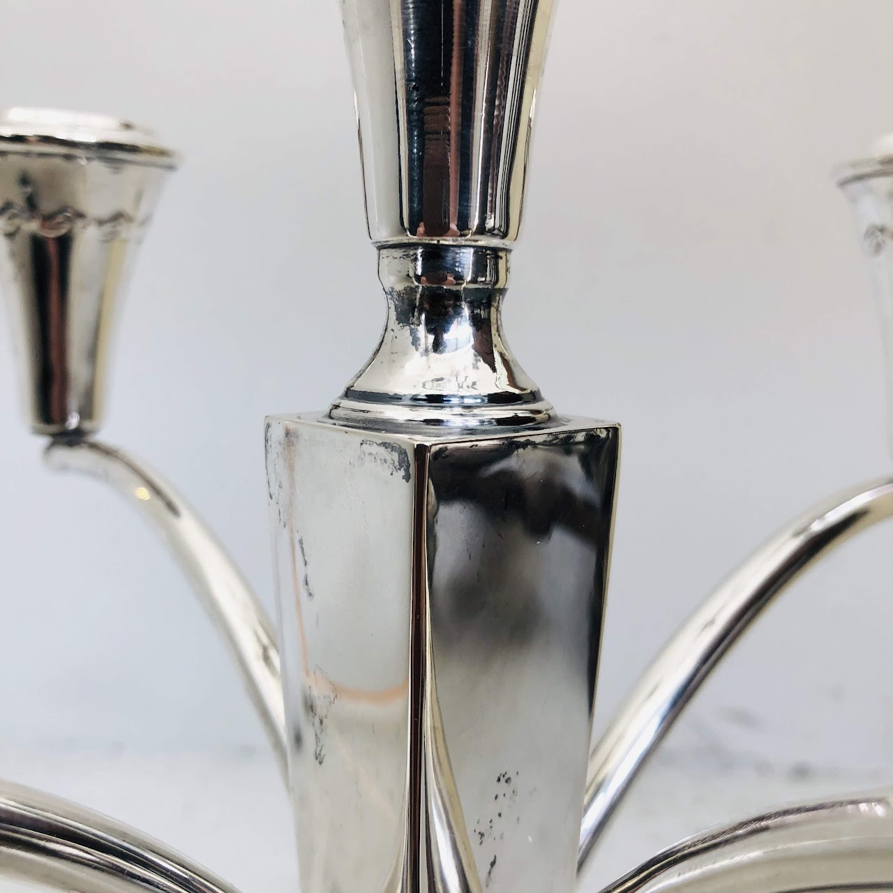 Coin Silver Candelabra