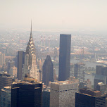 view from the empire state building in New York City, United States 