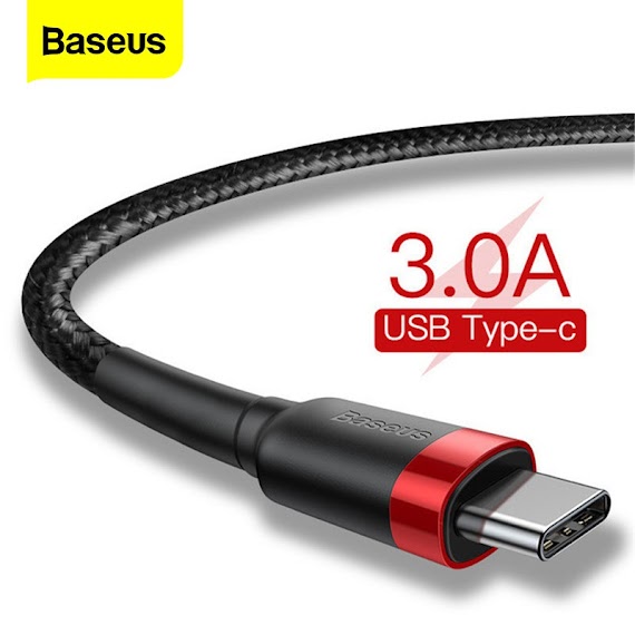 Cáp Sạc Nhanh Baseus Cho Thiết Bị Usb Type - C Xiaomi Redmi Dài 0.5M 1M 2M