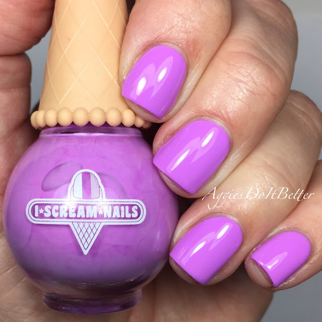 Aggies Do It Better I Scream Nails Swatches And Brand Review Grape Soda