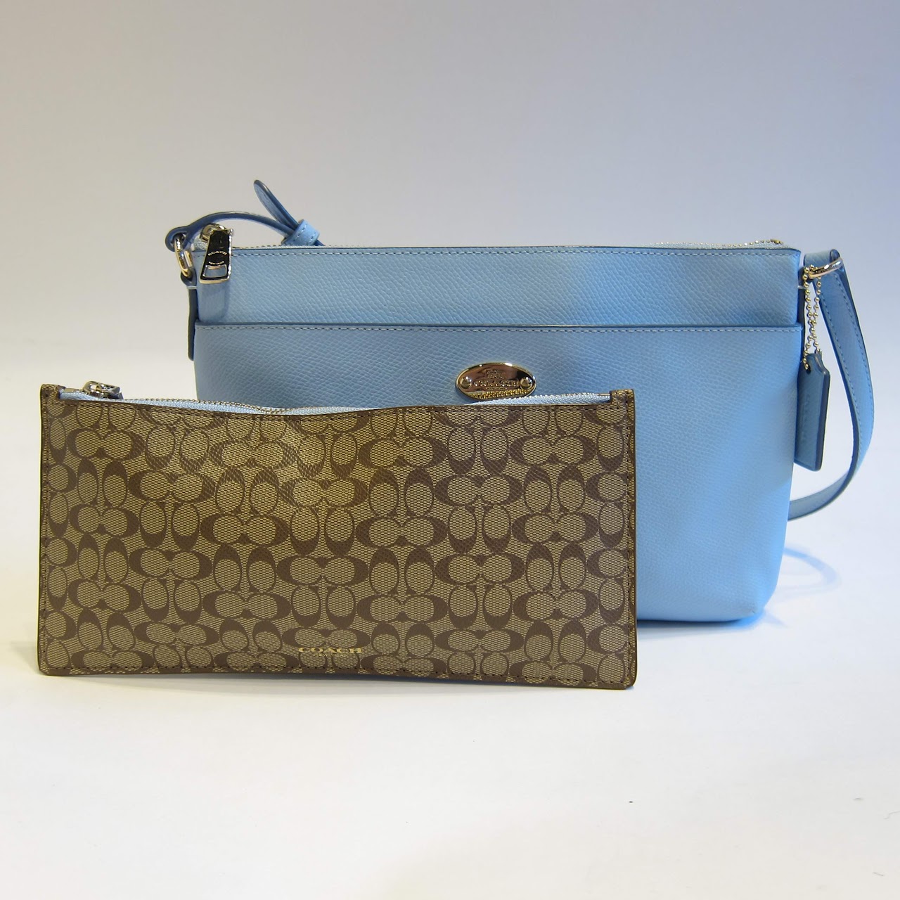 Coach Baby Blue Crossbody bag