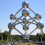 the atomium in brussels in Brussels, Belgium 