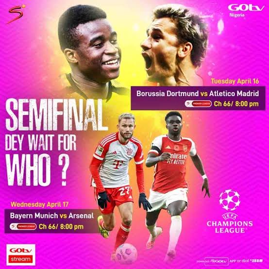 Bayern Munich Host Arsenal, as Liverpool Seek Europa League Redemption, Live on GOtv