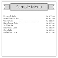 24 Hours Cake Delivery menu 1