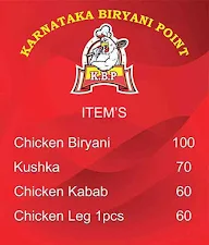 Karnataka Biryani Point menu 1