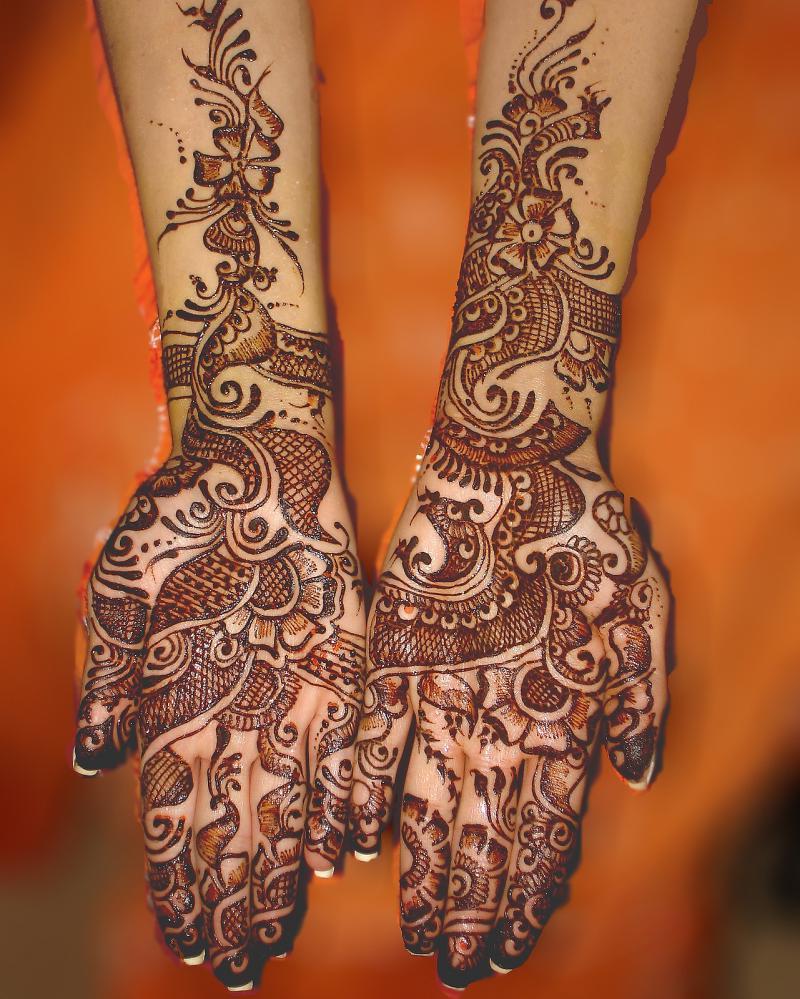 Indian Mehndi Design For Hands