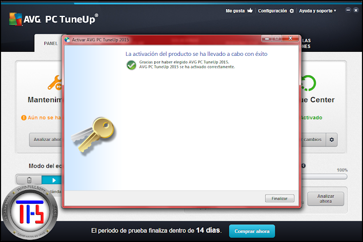 Descargar AVG PC Tuneup 2015 15.0.1001.393 + Keygen 