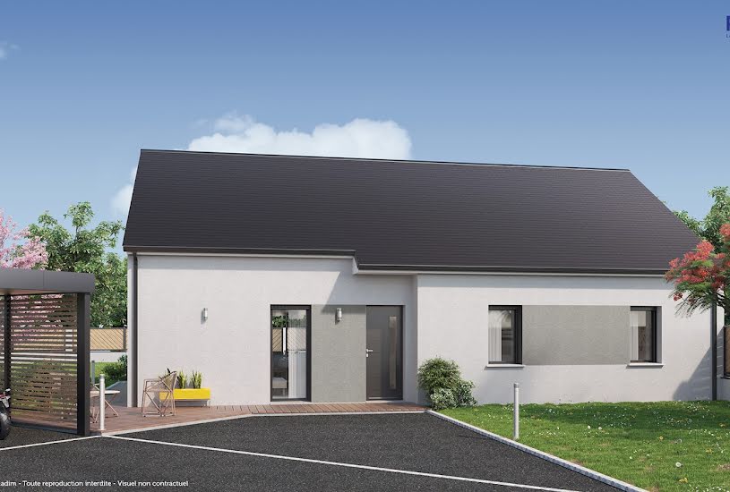  Vente Terrain + Maison - Terrain : 452m² - Maison : 99m² à Pontivy (56300) 