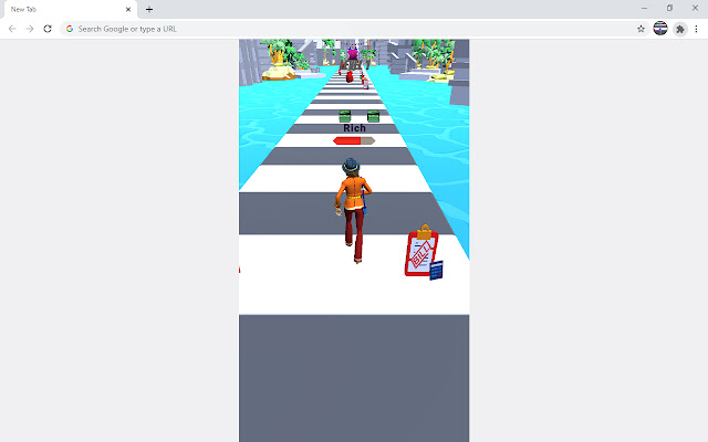 Run Rich Arcade Game chrome extension