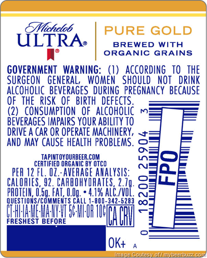 Michelob Ultra Blonde Superior Light