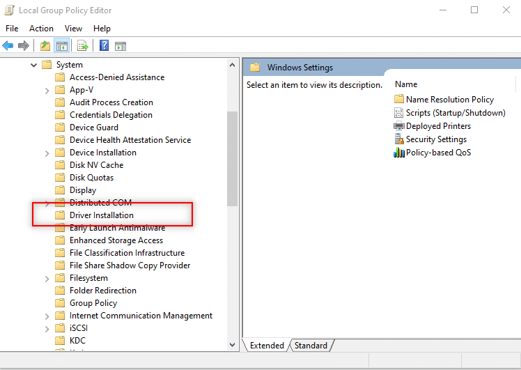 seleccione la instalación del controlador.  Cómo instalar software sin derechos de administrador