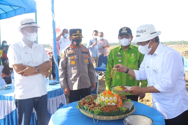 Kapolres Sergai Hadiri Penanaman Perdana Kelapa Sawit PTPN III Kebun Tanah Raja 