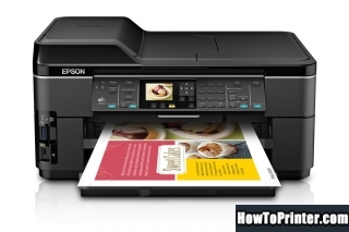 Reset Epson WorkForce WF-7510 printer use Epson reset software