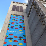 the outside decor on the Sony Building in Ginza, Japan 