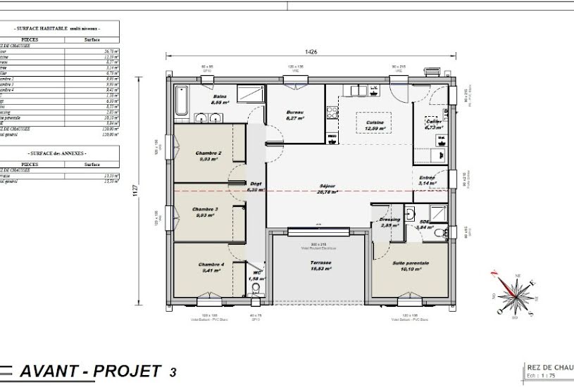  Vente Terrain + Maison - Terrain : 1 013m² - Maison : 120m² à Garat (16410) 