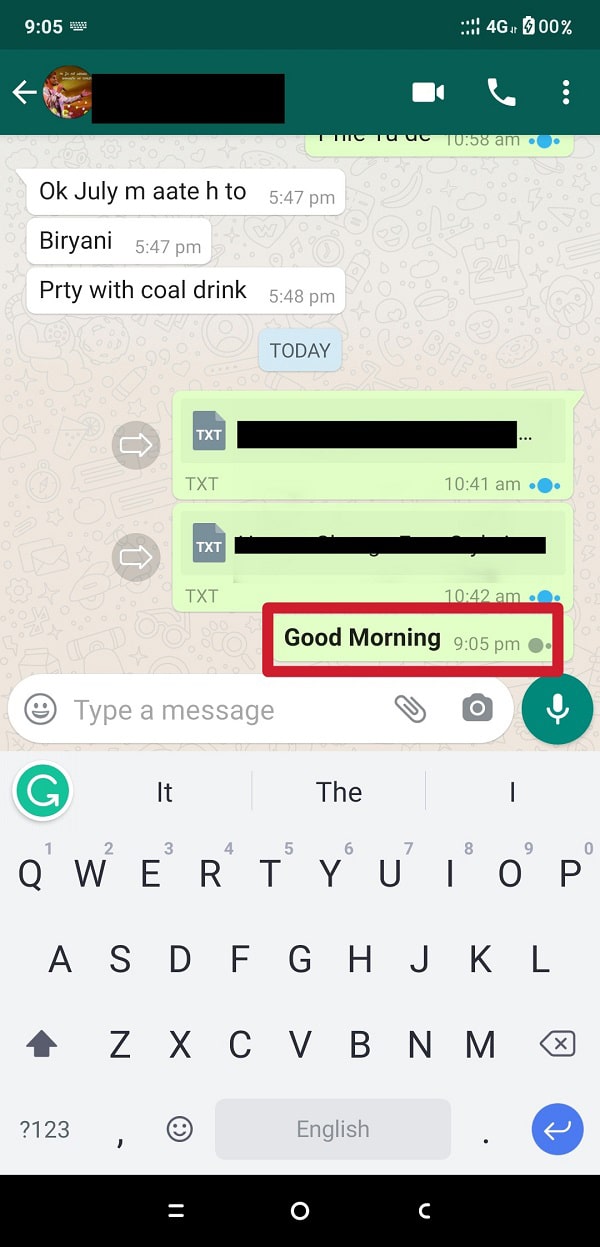 ส่งข้อความและจะถูกส่งในรูปแบบตัวหนา  |  วิธีเปลี่ยนรูปแบบตัวอักษรใน WhatsApp