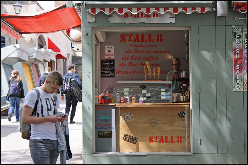 Stalling by a stall in Norwich