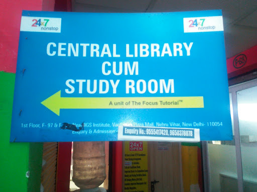 Central Library, Vardhman Central Mall, Nehru Vihar, Mukherjee Nagar, Delhi, 110054, India, Public_Library, state DL