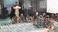 Dalam Mementum Maulid Nabi Muhammad SAW, Dandim 1628/SB Mengajak Anggota Untuk Selalu Pandai Bersyukur 