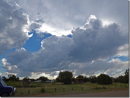 Santa Rosa Lake State Park, New Mexico, storm