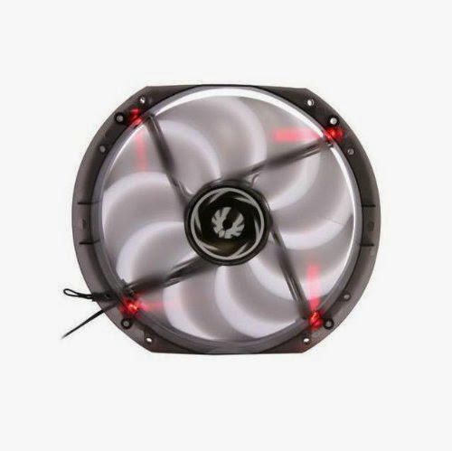  BitFenix BFF-BLF-23030R-RP Spectre 230mm LED Case Fan, Red