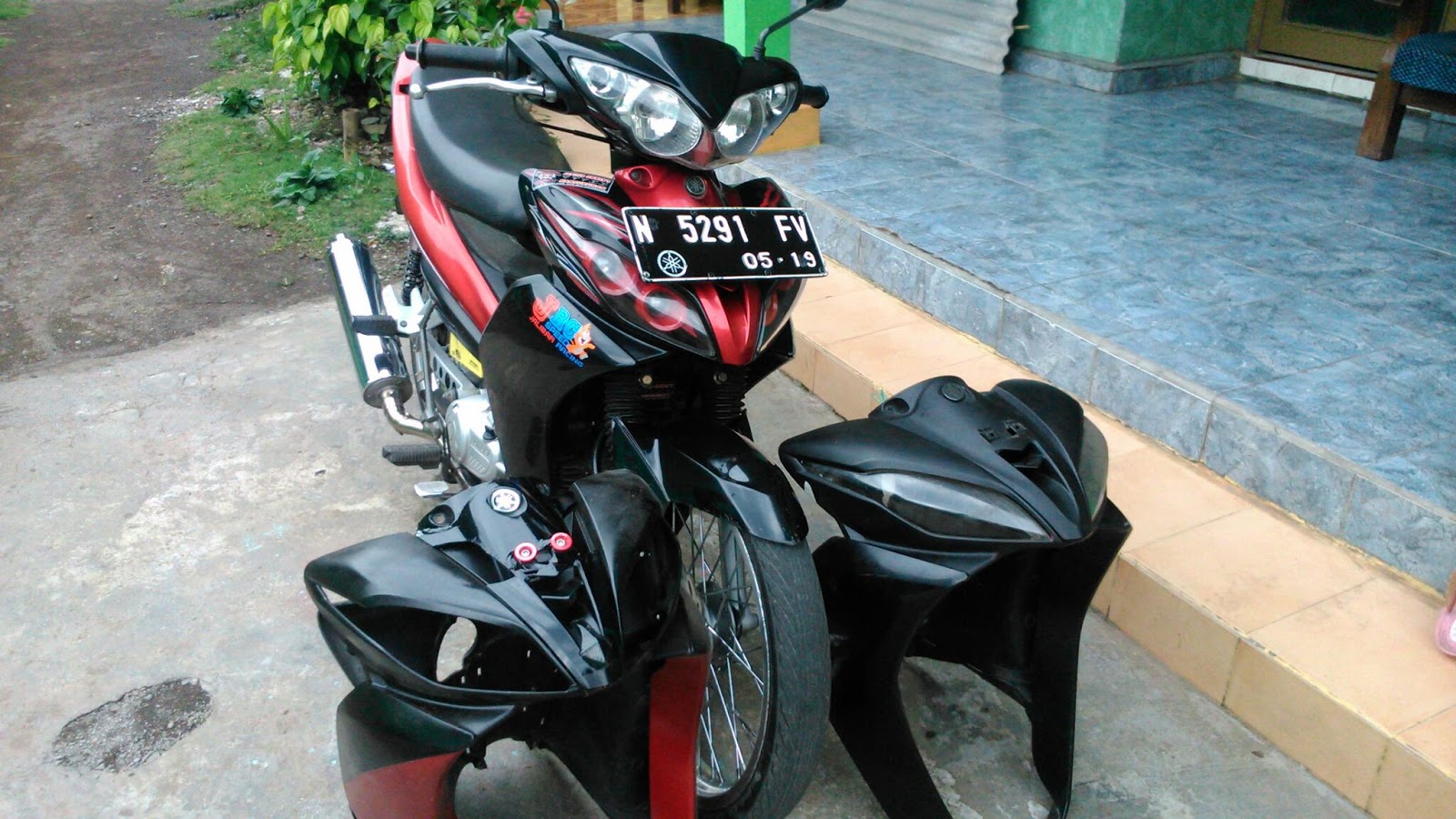 Kotak Senja Modif Jupiter Z Burhan Transfer Body NJZ