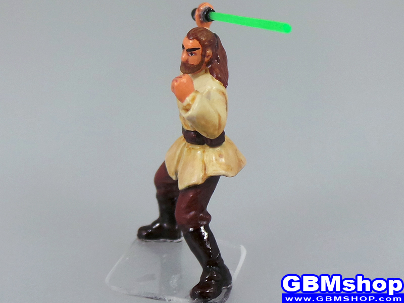 star wars miniature Imperial Assault Qui Gon Jinn Jedi Weapon Master #28 Champions of the Force Star Wars Miniatures Custom Customize and Painting