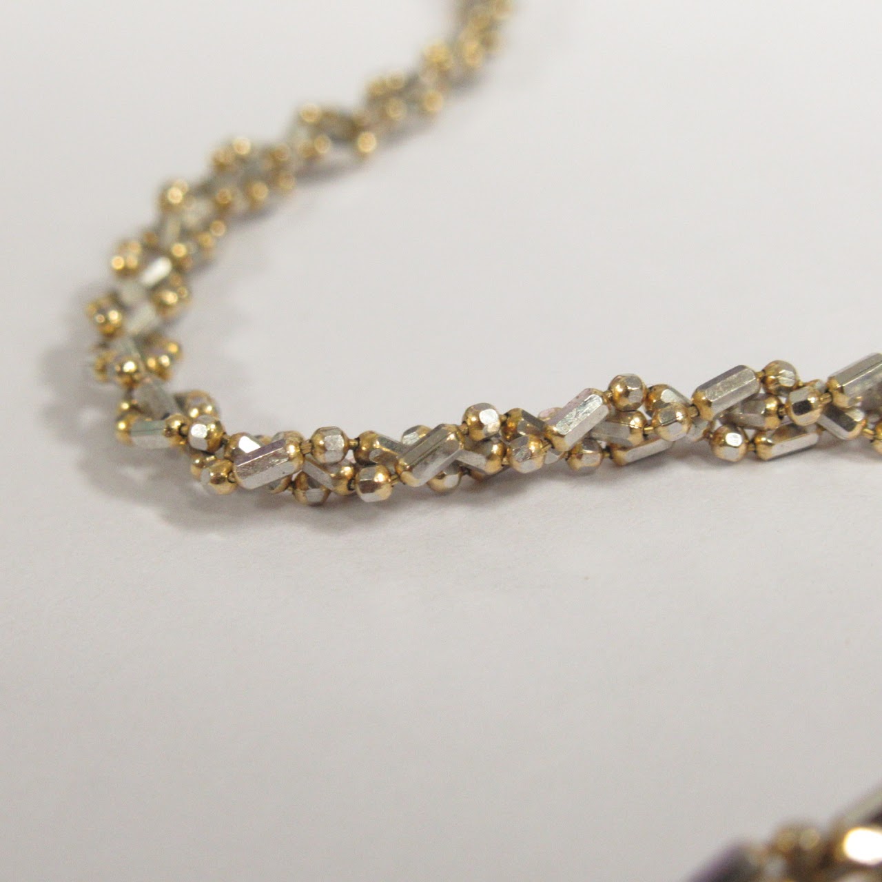 14K Yellow and White Gold Braclet